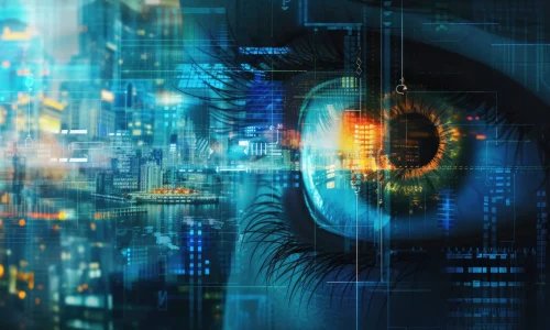 security-solution-concept-mixed-media